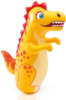 

Intex ® Original Inflatable Dinosaur Hit Me Inflatable Bouncer, Play Gym Inflatable Play Gym(Yellow)