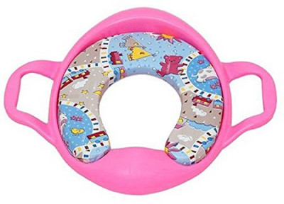 

StyloHub Cushioned Toilet Training Potty Seat With Handles Potty Seat(Pink)
