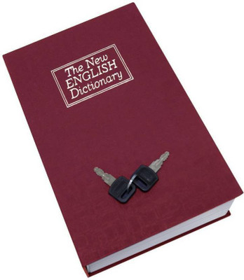 

upalabdh Dictionary safe Box Secret Book Money Hidden Secret Security Safe Lock Cash Money Coin Storage Jewelry key Locker Safe Locker(Key Lock)