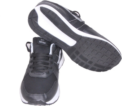 

SEGA Walking Shoes For Men(Black, Silver, Black running shoes star impact product
