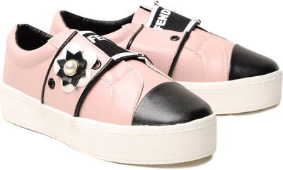 

Klaur Melbourne Slip On Sneakers For Women(Pink
