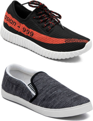 

Asian Men Casual & Running Shoes Combo Pack of 2 Casuals For Men(Multicolor