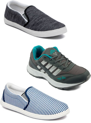 

Asian Men Casual & Running Shoes Combo Pack of 3 Casuals For Men(Multicolor