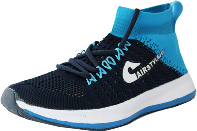 

Air Style Basketball Shoes For Men(Multicolor, Navy moon