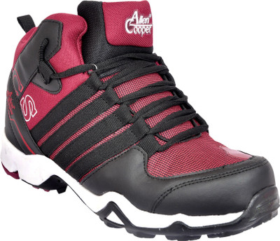 

Allen Cooper Hiking & Trekking Shoes For Men(Black, Maroon
