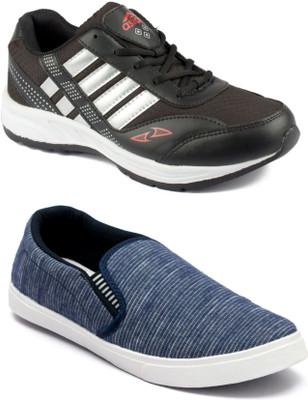 

Asian Men Casual & Running Shoes Combo Pack of 2 Casuals For Men(Multicolor