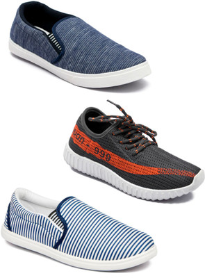 

Asian Men Casual & Running Shoes Combo Pack of 3 Casuals For Men(Multicolor