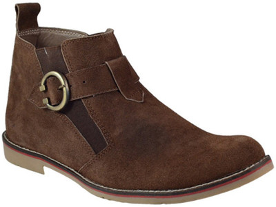 

MarcoUno MarcoUno BROWN LEATHER Boots Boots For Men(Brown
