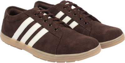 

AMJ Amj Brown Fabric Casual Sneakers For Men Sneakers For Men(Brown