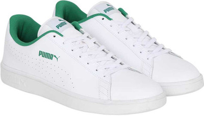 

Puma Puma Smash v2 L Perf Sneakers For Men(White, White- white-amzon green