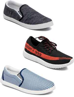 

Asian Men Casual & Running Shoes Combo Pack of 3 Casuals For Men(Multicolor
