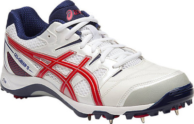 

Asics Men's Gel-Gully 5 Cricket Spikes Cricket Shoes For Men(Multicolor, White;true red and indigo blue