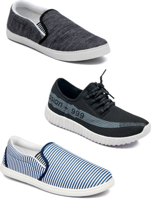 

Asian Men Casual & Running Shoes Combo Pack of 3 Casuals For Men(Multicolor