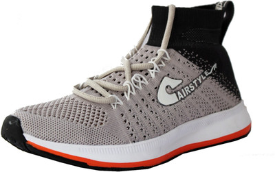 

Air Style SA 8846 Running Shoes For Men(Grey, Dk grey lt grey