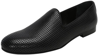 Bare Skin Bareskin Tan Perforated 100% Genuine Leather Loafer Shoes For Men Party Wear For Men(Tan
