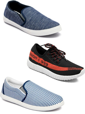 

Asian Men Casual & Running Shoes Combo Pack of 3 Casuals For Men(Multicolor