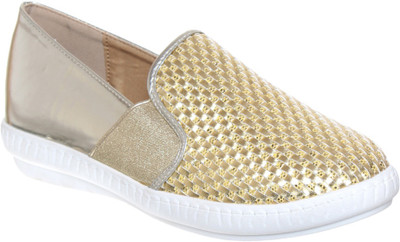 

Flat n Heels Sneakers For Women(Gold