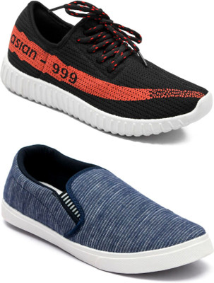 

Asian Men Casual & Running Shoes Combo Pack of 2 Casuals For Men(Multicolor
