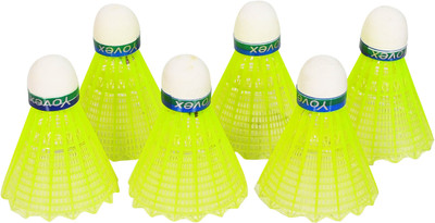 

SVR Yovex Durable Cocks for Beginners Practice Nylon Shuttle - Green(Medium, 77, Pack of 6)