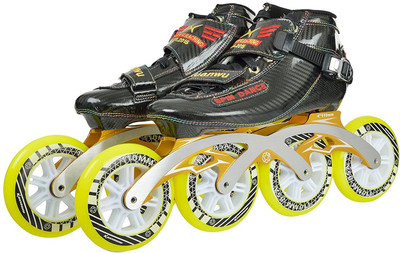 

Iris 110 mm XUANWU Professional Carbon In-line Skates - Size 7 UK(Black)