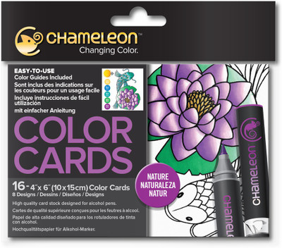 

Chameleon CC0101 Color Cards (Nature) Sketch Pad(Multicolor, 16 Sheets)