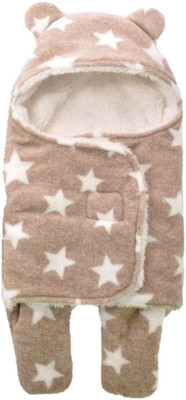 

Brandonn All season Use- Supersoft , Double Layered Premium Quality , Baby Wrapper Cum Baby carrier Bag Cum baby Blanket Pack Of 2 Sleeping Bag(Multicolor, Beige;red