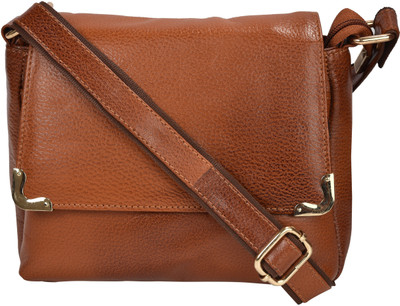 

Tan Ritcher Girls Formal Tan Genuine Leather Sling Bag