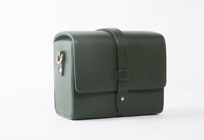 Thou Art Women Formal Green Leatherette Satchel