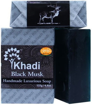 

Khadi Black Musk Soap (Pack of 3 pc)(125 g, Pack of 3)