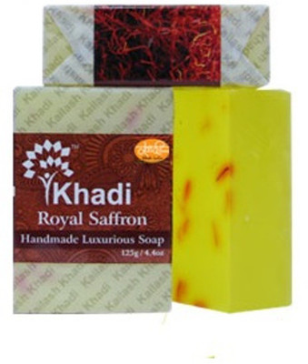 

Khadi Royal Saffron Soap (Pack of 3 pc)(125 g, Pack of 3)