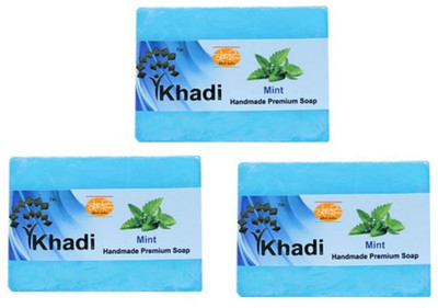 

Khadi Mint Soap (Pack of 3 pc)(125 g, Pack of 3)