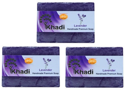 

Khadi Lavender Soap (Pack of 3 pc)(125 g, Pack of 3)