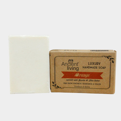 

Ancient Living Orange Luxury Handmade Soap -100gm (set of 2)(100 g, Pack of 2)