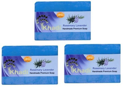 

Khadi Rosemary Lavender Soap (Pack of 3 pc)(125 g, Pack of 3)