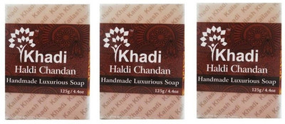 

Khadi Haldi Chandan Soap (Pack of 3 pc)(125 g, Pack of 3)