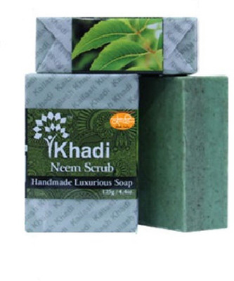 

Khadi Neem Scrub Soap (Pack of 3 pc)(125 g, Pack of 3)