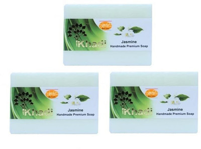 

Khadi Jasmine Soap (Pack of 3 pc)(125 g, Pack of 3)