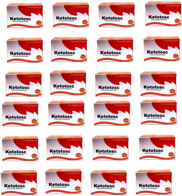

Ketotosc Ketoconazole Soap,1800g Bathing Bar Pack of 24(1800 g)