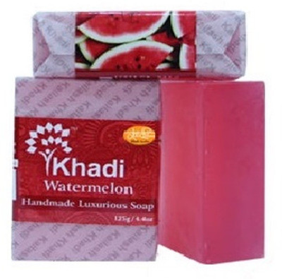 Khadi Watermelon Soap (Pack of 3 pc)(125 g, Pack of 3)
