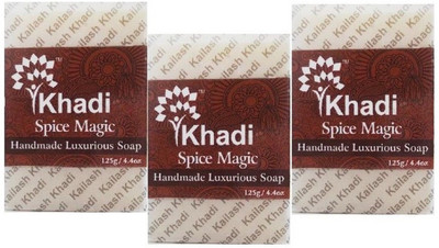 

Khadi Spice Magic Soap (Pack of 3 pc)(125 g, Pack of 3)