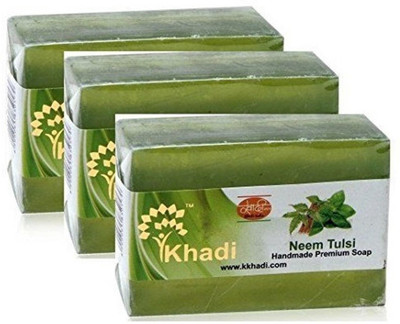 

Khadi Neem Tulsi Soap (Pack of 3 pc)(125 g, Pack of 3)