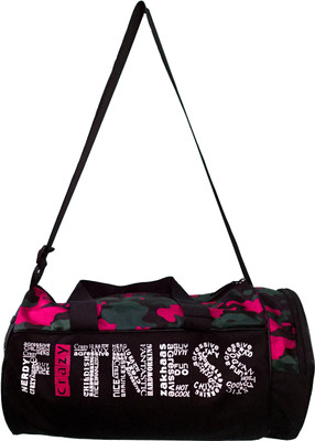 

Vinto GYM CAMOUFLAGE DESIGN PINK FITNESS STYLE GYM BAG(Pink, Kit Bag, Multicolor