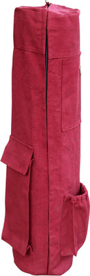 Ryan Cargo Style Cotton Yoga/Sport Mat Bag Cotton Sport/Yoga Mat Bag(Red, Kit Bag)