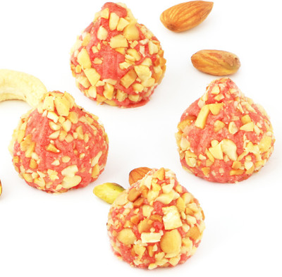 

Ghasitaram Gifts Roasted Cashew Strawberry Modaks(400 g, Box)