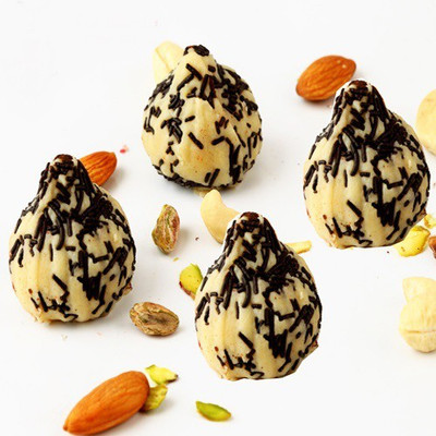 

Ghasitaram Gifts Kaju Choco Vermicillie Modak(200 g, Box)