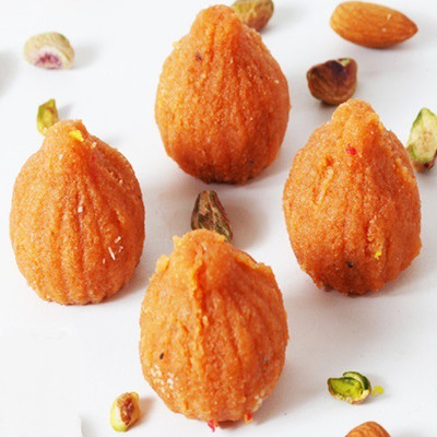 

Ghasitaram Gifts Pinni (urad Pak) Modaks(800 g, Box)