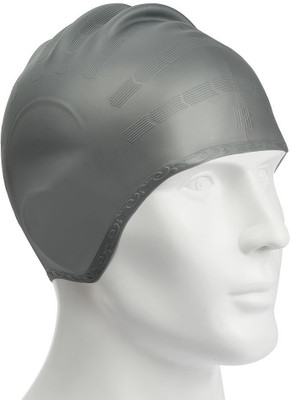 

Xerobic Elite Pro Swimming Ear Protection Cap Silicone Swimming Cap(Grey, Pack of 1)