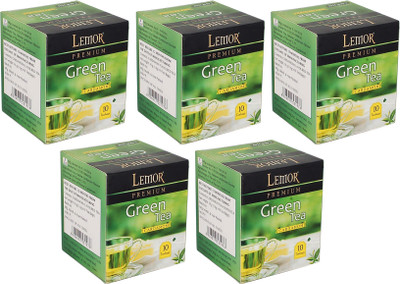 

Lemor Cardamom Flavored Bag box (5 Pack of 10 Tea bag pieces) for Healthy Indian Beverage Drinkers (Brand Outlet) Green Tea Bags Box(40 g)