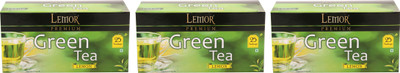 

Lemor Lemon (3 pack of 25 Tea Bag) Green Tea Bags(80 g, Box)