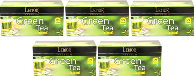 

Lemor Tulsi (5 pack of 25 Tea Bag) Green Tea Bags(80 g, Box)